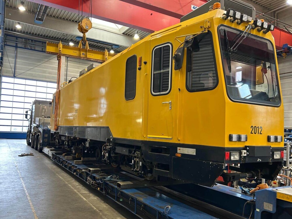 Transportvorbereitung von modernisiertem SF50 nach Finnland