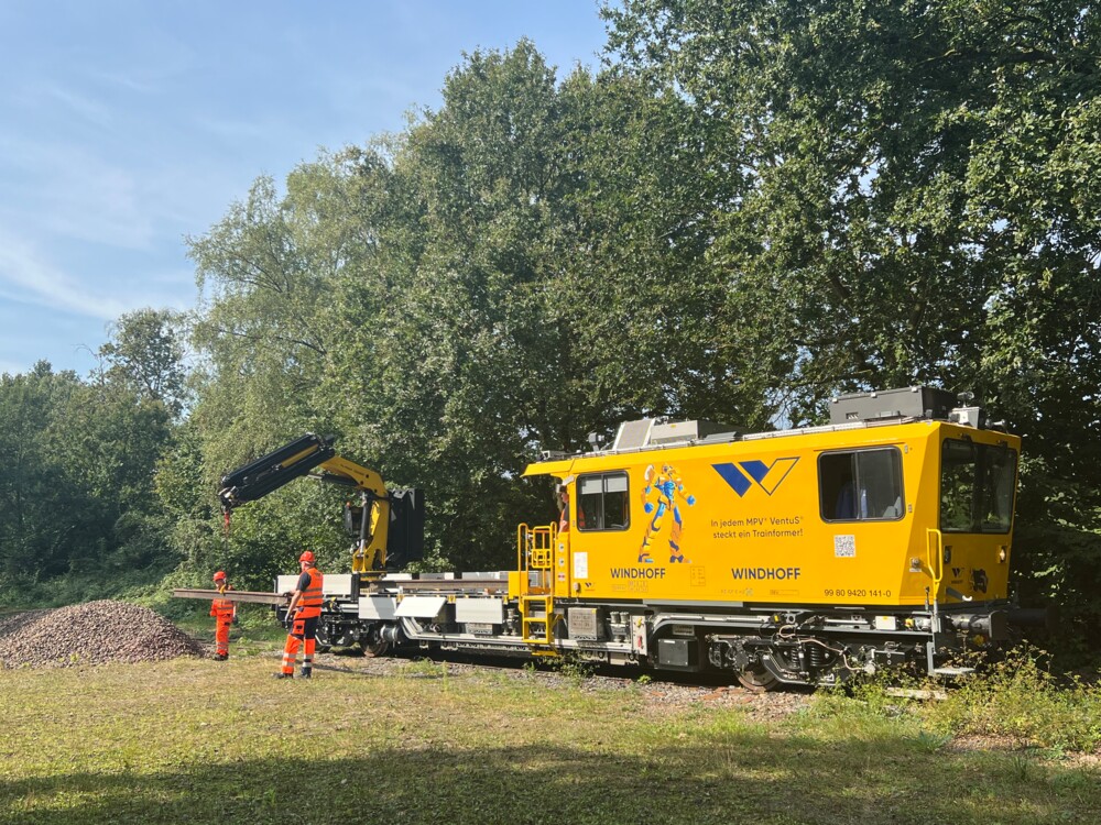 MPV® VentuS® für Gleisarbeiten in Graubünden, Schweiz